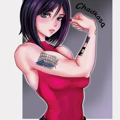 Womanwearingred